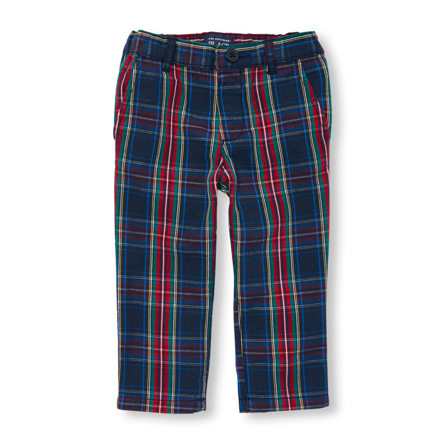 Toddler Boys Plaid Tartan Chino Pants | The Children's Place