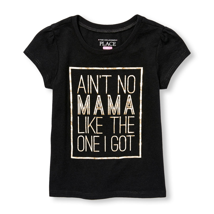 Toddler Girls Short Sleeve 'Ain't No Mama Like The One I Got' Graphic ...